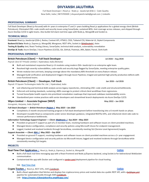 Divyanshjaluth2's tweet photo. 🚨 Open to Work | Immediate Joiner
Frontend / Full-Stack Developer | React.js • JavaScript • Node.js • MongoDB
Open to jobs & freelance projects.
DMs & referrals appreciated 🙌
#OpenToWork #Hiring #ReactJS #JavaScript #FullStackDeveloper #Freelance #SoftwareEngineer https://t.co/fyq388cJM9