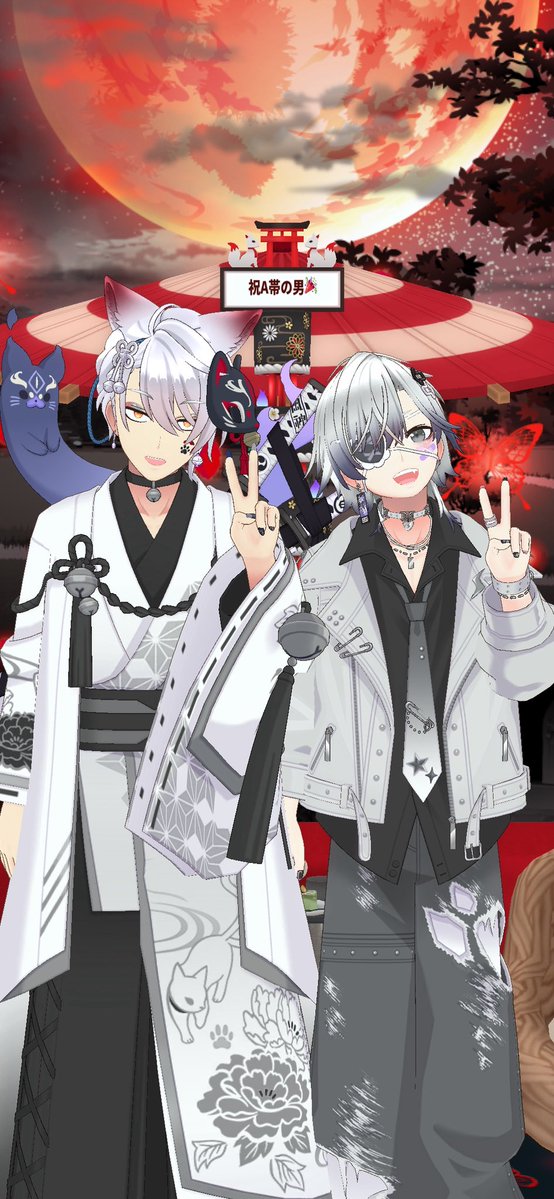 Eve_Peace24's tweet photo. レヴィたん初A帯おめでと(*'∇')/ﾟ🎉㊗️
遅れましたが6周年もおめでとうございます👏✨

いつも仲良くしてくれてありがとうね♡🙏
これからも宜しくね‼️𖤐 ̖́-

魔王レヴィとして沢山Realityに傷跡残していこうね- ̗̀🤝 笑

@reviy_Reality https://t.co/ofhQ5HrNrg
