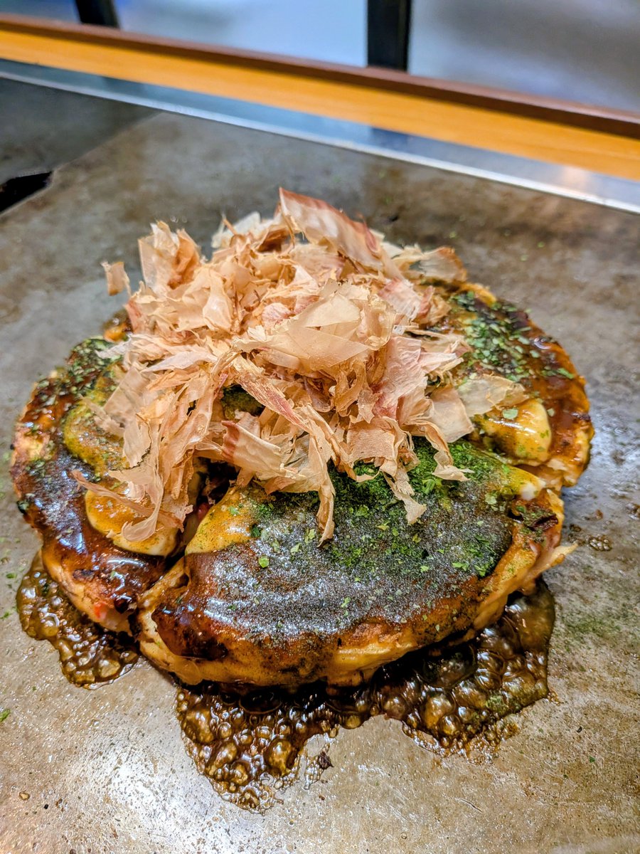 shin0ing's tweet photo. げんべいの
ふんわりお好み焼きともんじゃ焼き、とても美味しかったです。
アットホームな雰囲気も👍️。

まさか古里の話しが出来るとは思わなかった、また行きます😀。 https://t.co/bwEPjCKULO