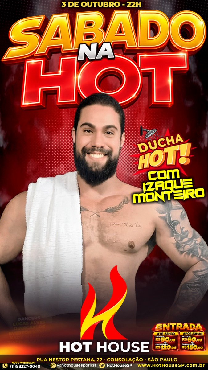 HothouseSP's tweet photo. Sabadão...nosso #gigantelindo @Izaquemonteiro_ na #duchahot aquele espetáculo imperdivel #vemprahothouse #stripershowboys #stripertotal #boysousados #showboys so vem 

👉 https://t.co/RBr6gmXYhS
👉 https://t.co/C0AH0b1H6q https://t.co/HJv2agrOmM