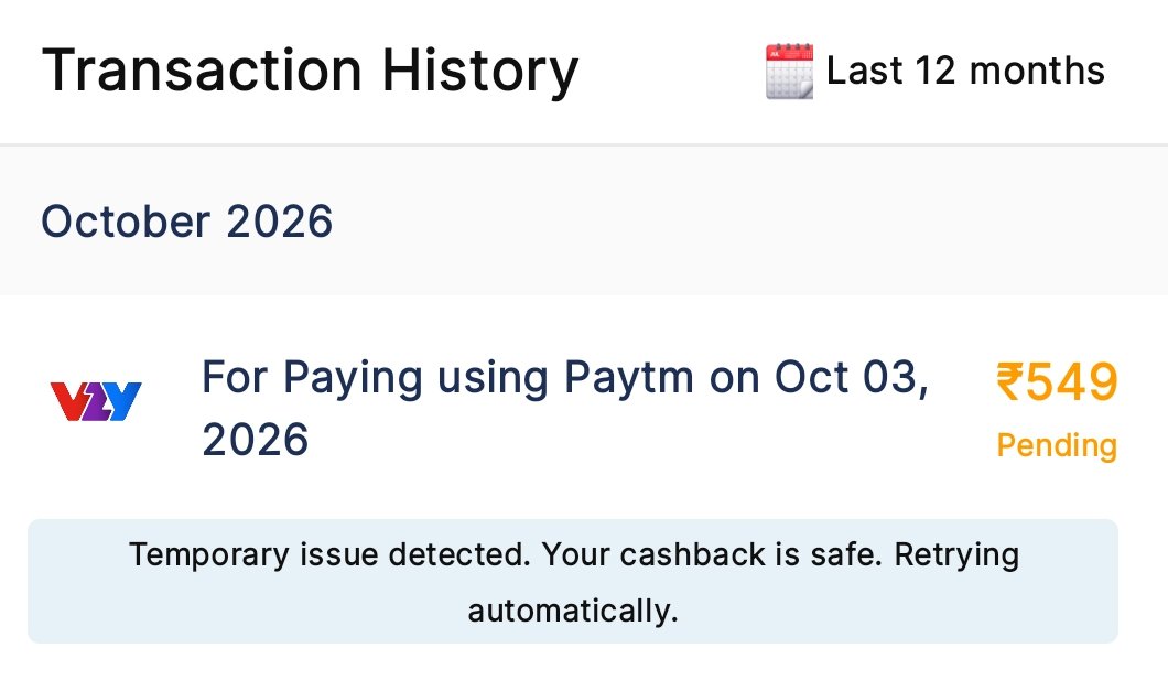 Bhavish0000's tweet photo. @dealztrendz its almost more than 12 hours and cashback is still being pending.🥲🥲
Will I get it or not?? https://t.co/8IojhlR7ap