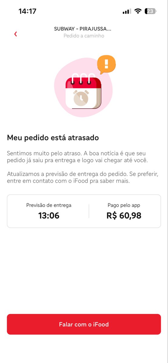 FodaSeOSTF's tweet photo. Como tanka o @ifood ?

Um recorde hoje. Talvez pro guiness. https://t.co/vDqWlt7LwU