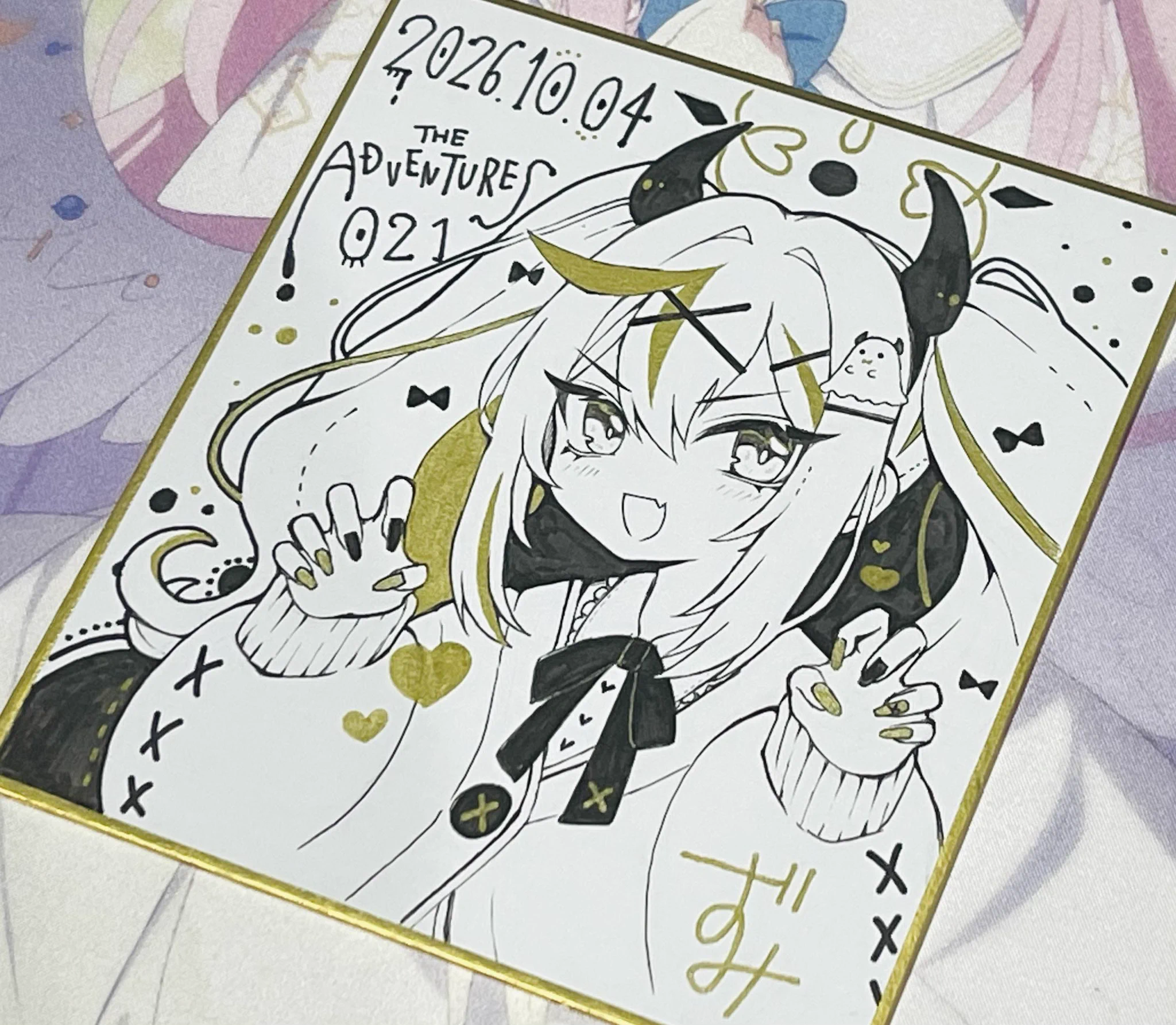 イラスト色紙 ずみ🦐10/4福島ADV/B19-20 on X: 
