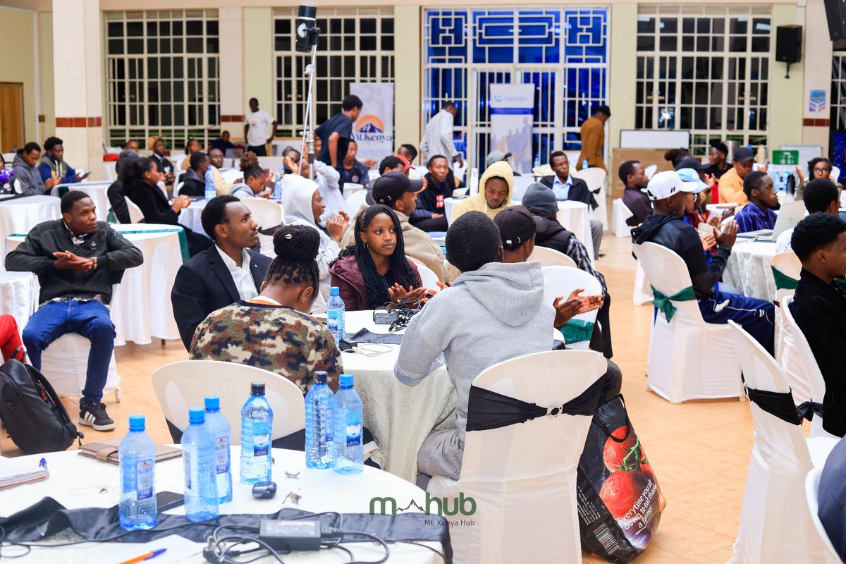 CountrywideHubs's tweet photo. Day 2 of the hackathons at the 6th edition of #MtKenyaInnovationWeek, hosted by ACIH member @MtKenyaHub_.
The event is transitioning into #FrontierInnovationWeek, with the week culminating in the #SummitDay on 9 October π
#CountrywideHubs https://t.co/wFqtQG5Fog
