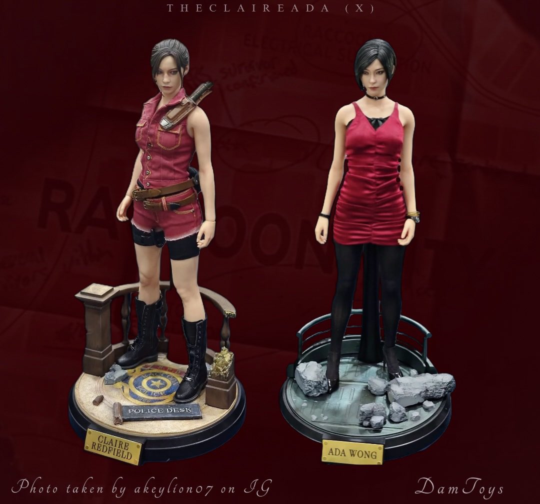 THECLAIREADA's tweet photo. Claire &amp; Ada figures being showcased by DamToys at Wonder Festival https://t.co/1n3GjNsUUd