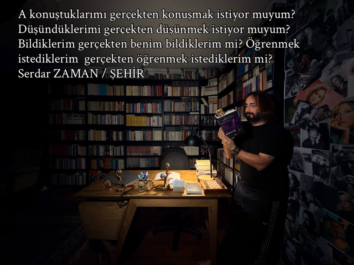 serdarzaman's tweet photo. Aşk, doğası gereği bir insanda habis olmayan bir özgürlüktür. A her alkol içmeye oturduğumuzda aşkı konuşmak zorunda mıyız, bu konuda daha fazla konuşmayalım. Tam konunun en iyi yerine geldiğimde B sözümü kesti, neyse daha fazla üstelemeyeceğim. B öfkelendi, başka bir zaman olsa anlardım, bir saniye sonra birkaç kelime söylemek istiyorum. İnsanlar ömür boyu aşkı düşünürler, konuşurlar ve asla ulaşamazlar, Bay Barmen acil alkole ihtiyaçımız var, boşalan bardaklarımızı doldur. A konuştuklarımı gerçekten konuşmak istiyor muyum? Düşündüklerimi gerçekten düşünmek istiyor muyum? Bildiklerim gerçekten benim bildiklerim mi? Öğrenmek istediklerim gerçekten öğrenmek istediklerim mi? Yaptıklarımı gerçekten yapmak istiyor muyum? Hayatım gerçekten yaşamak istediğim hayat mu? Bütün hayatım gerçekten ben miyim? Gerçekte ben neyim? Zaman zaman bu sorular aklımı işgal ederler ve savaşırlar, hepsinin muhakkak cevabı var, insan cevabı olmayan soruları kendine soramaz. Böyle olunca kendimde kuşkuya düşerim, içime bir korku musallat olur, yavaşça kaybolur, hayatım benim değilmiş ve bir kimsenin beynime yüklediği bir yazılımı yaşıyormuşum gibi kandırıldığımı düşünürüm, yaşadığım hayata pişman olurum. Kendi kendime şöyle derim, bir hayatım vardı onu da yaşatmadılar.

Serdar ZAMAN
ŞEHİR
Sokak Kitapları Yayınları
S: 127