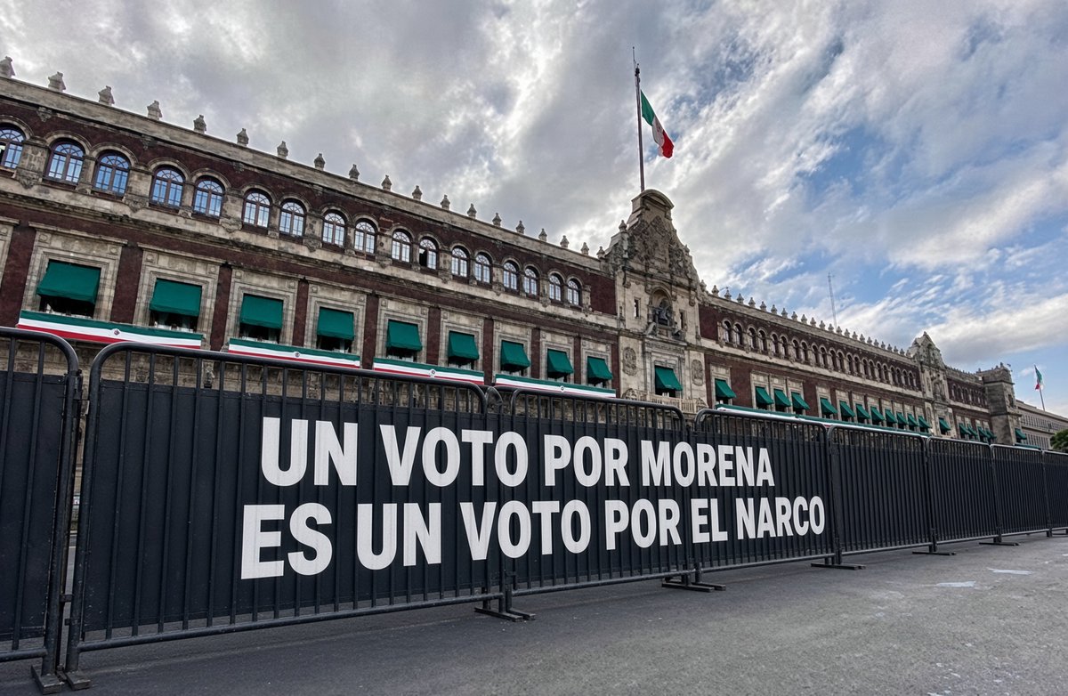 MaxKaiser75's tweet photo. Votar por el Narco Partido te hace cómplice https://t.co/AsQFimBWXn