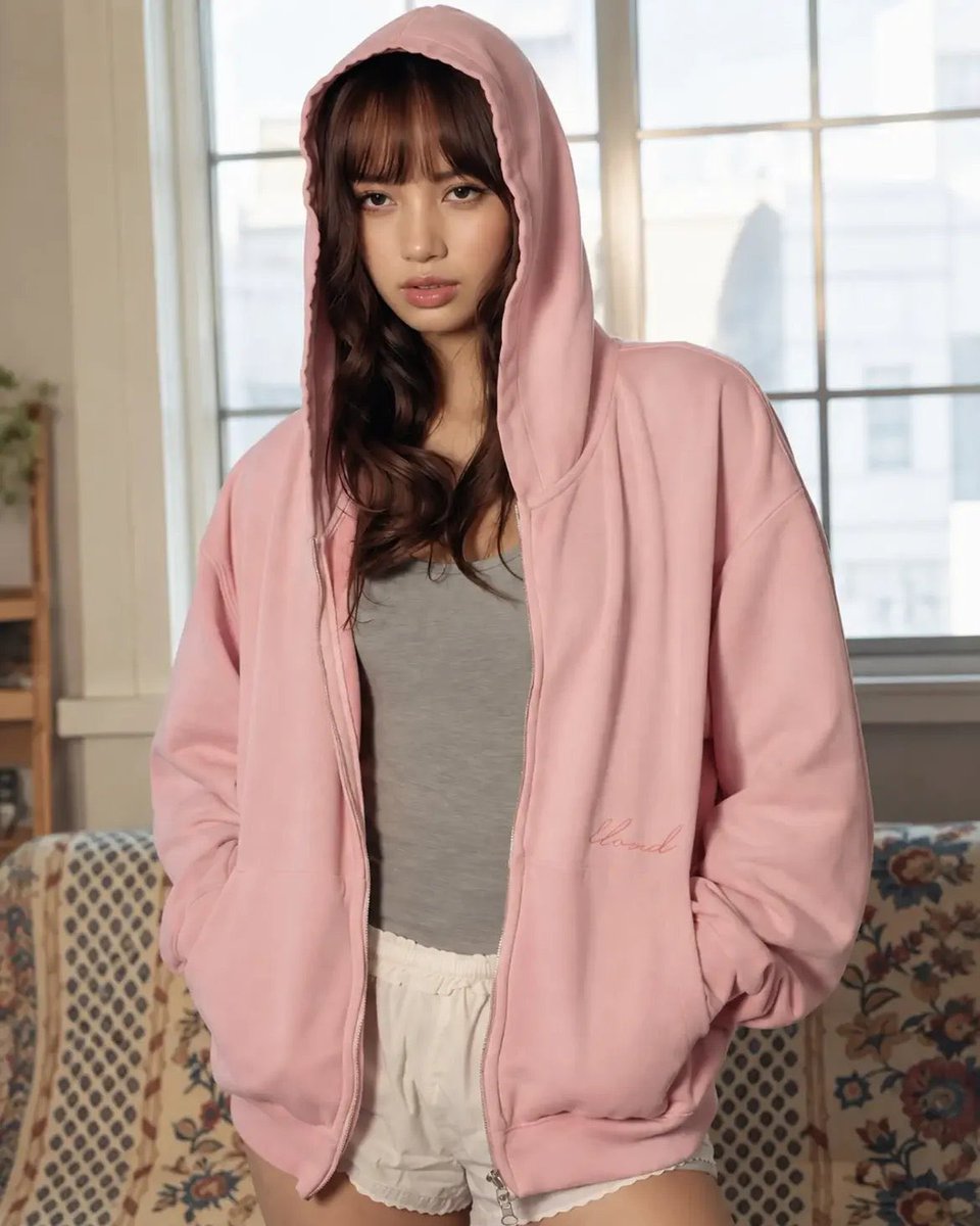 popbuzzz_'s tweet photo. BLACKPINK’s Lisa modeling her LLOUD brand’s capsule collection with Von Dutch Hollywood, featuring trucker caps and zip-up hoodies in black, navy, and pink.

The collaboration, Von Dutch Hollywood’s first-ever, debuts exclusively at ComplexCon in Los Angeles on October 3-4, 2026, with items like tees, hoodies, and accessories.

Lisa looking cool in casual streetwear looks with the brands’ logos, blending K-pop influence and retro California aesthetics against urban and nature backdrops.