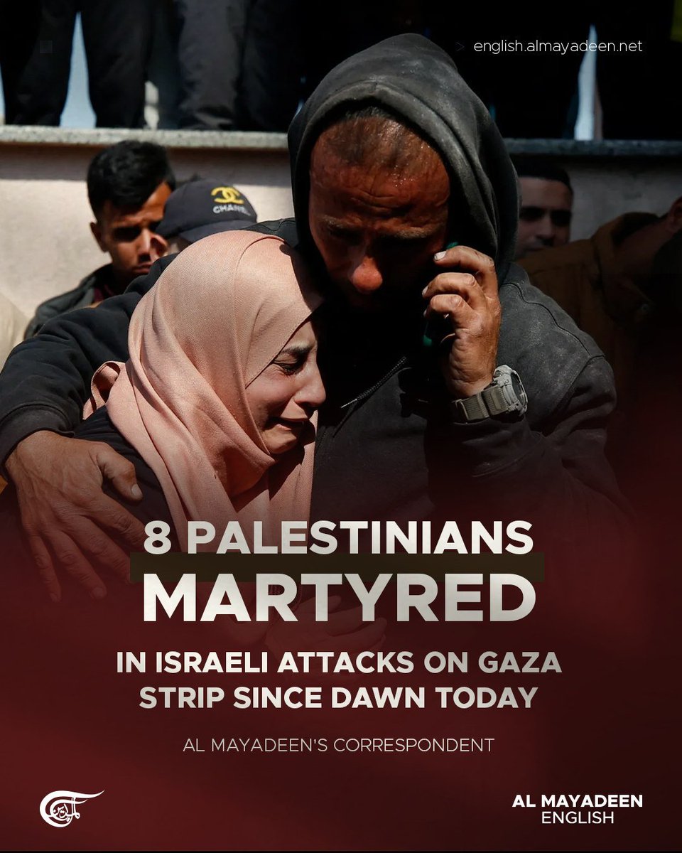 s_m_marandi's tweet photo. So far 8 Palestinians in Gaza have been slaughtered today.

This is an ongoing holocaust. https://t.co/UFmVeVRuYt