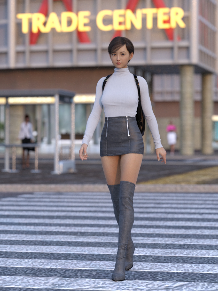 hiroinchiba's tweet photo. YUI in leather mini skirt
#DazStudio #Daz3d #3dcg #Iray https://t.co/dNVCsnzcNZ