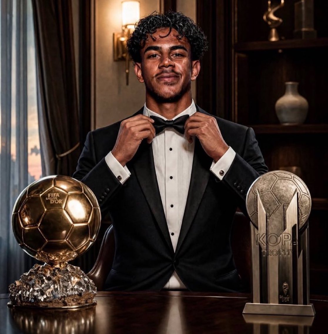 ActuYamal19's tweet photo. 🚨| 𝗢𝗙𝗙𝗜𝗖𝗜𝗘𝗟 : Le Ballon d’Or a confirmé qu’un joueur peut remporter 2 trophées lors de la même cérémonie ! 🌕💥

Lamine Yamal est éligible au Ballon d’Or ainsi qu’au Trophée Kopa. 🏆👀 https://t.co/QEnd4TvQql