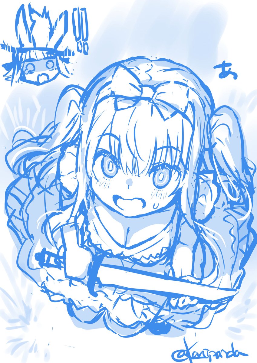 kanipanda's tweet photo. しゃがむアリス、プリマ #イツアリR  #イツアート #TheFalseAlice https://t.co/4YiIkzWvRc