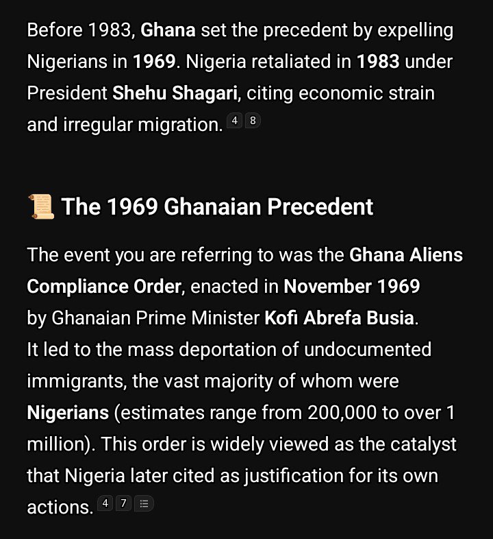 JAYXTRING's tweet photo. @WunnaCry1 @elliot_solution Nigeria did that as a retaliation Order  enacted in November 1969 by Ghanaian Prime Minister Kofi Abrefa Busia. https://t.co/AUdlWEDqGu