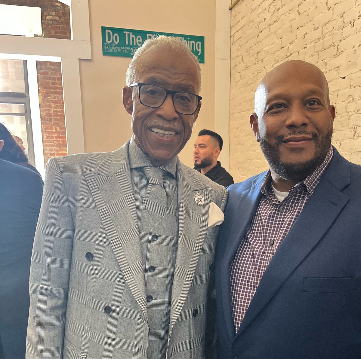 jamalericwatson's tweet photo. In NYC today celebrating the birthday of @TheRevAl https://t.co/0ohYytm7PJ