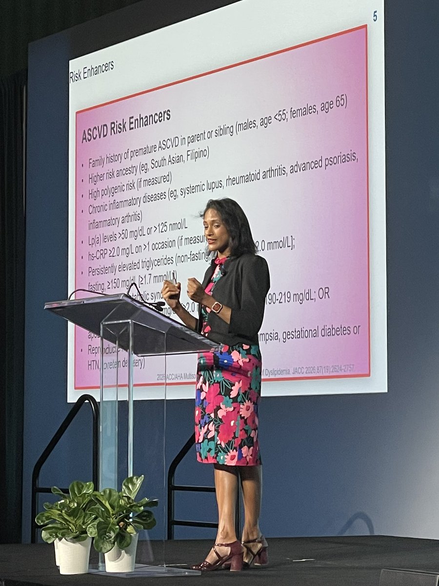 hillypaige2's tweet photo. #FHFSummit26
Superb talk by @PamTaubMD from @UCSDCardiology at the @FamilyHeartFdn Global Summit!
✅ 14-25% of MI can be “Smurf-less”
✅ REACT: Atherosclerosis is a systemic disease
✅ High-risk primary prevention is key 
✅ Lipid management in women across the lifespan https://t.co/dGKDjuOoTc