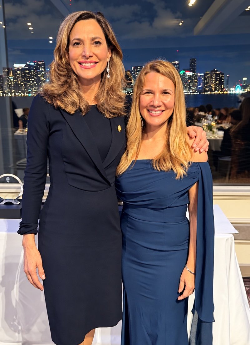 RepMariaSalazar's tweet photo. Miami is built by people who turn ideas into opportunity.

Last night, I joined the U.S. Hispanic Women’s Chamber of Commerce to celebrate entrepreneurs who are building businesses, creating jobs, and strengthening our economy.

I was also proud to present the Chamber with a Congressional recognition honoring its work in our community.

That is the American Dream in action: work hard, build something of your own, and create opportunities for others.

Congratulations to all the women we celebrated last night! 🇺🇸