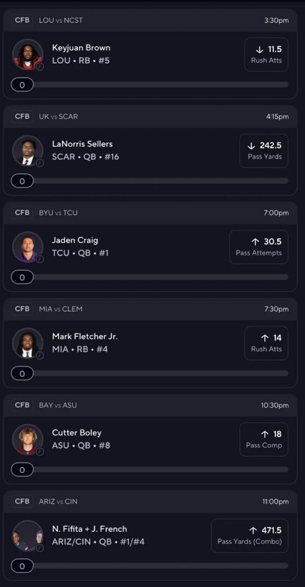 emilebagrey's tweet photo. CFB 25X🏈

Who sells this?

https://t.co/FdsnbXfZ78

#Gambling𝕏 #PrizePicks #CFB https://t.co/QkeRu6Fdwv