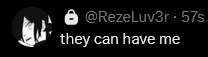 ForetoldPast's tweet photo. you can have @RezeLuv3r https://t.co/dGP8ACXMi9