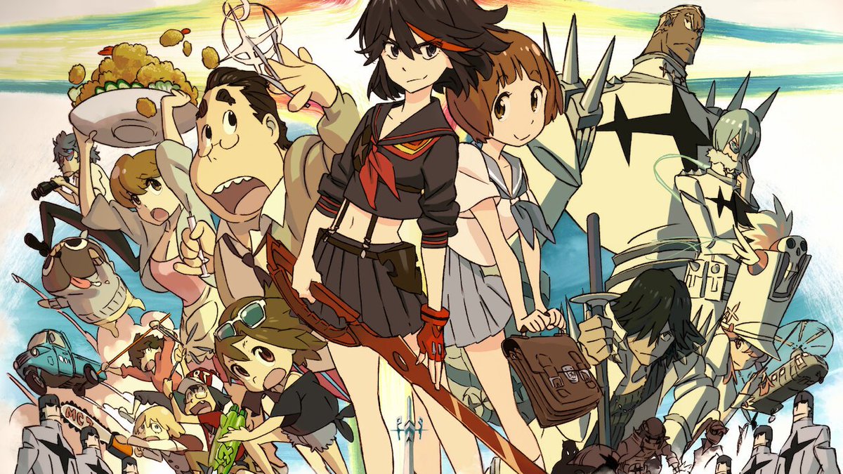 KLKvault's tweet photo. 13 years ago today, the first episode of Kill la Kill premiered in Japan. ❤️‍🔥 https://t.co/YCeW1YwWdA