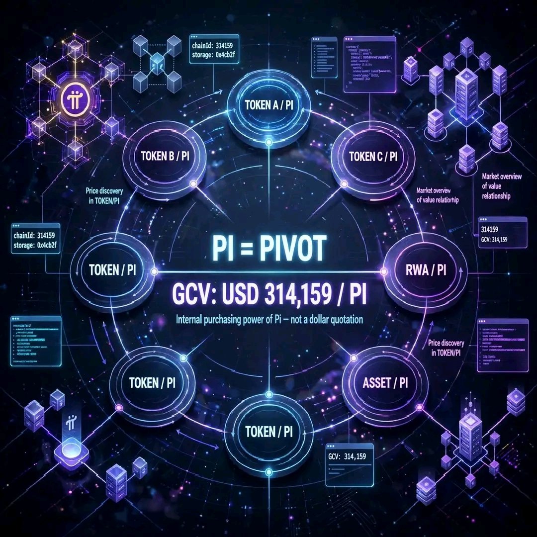 PiMigrate's tweet photo. 💫 $Pi is a powerful pivot!
$314,159 is seen by the GCV community as Pi’s core value. 🌍💎
The goal is to use Pi as a common base for pricing assets across the ecosystem.

#PiNetwork #GCV #Ecosystem #PiNetworkINDIA https://t.co/ajLGSsSBy1