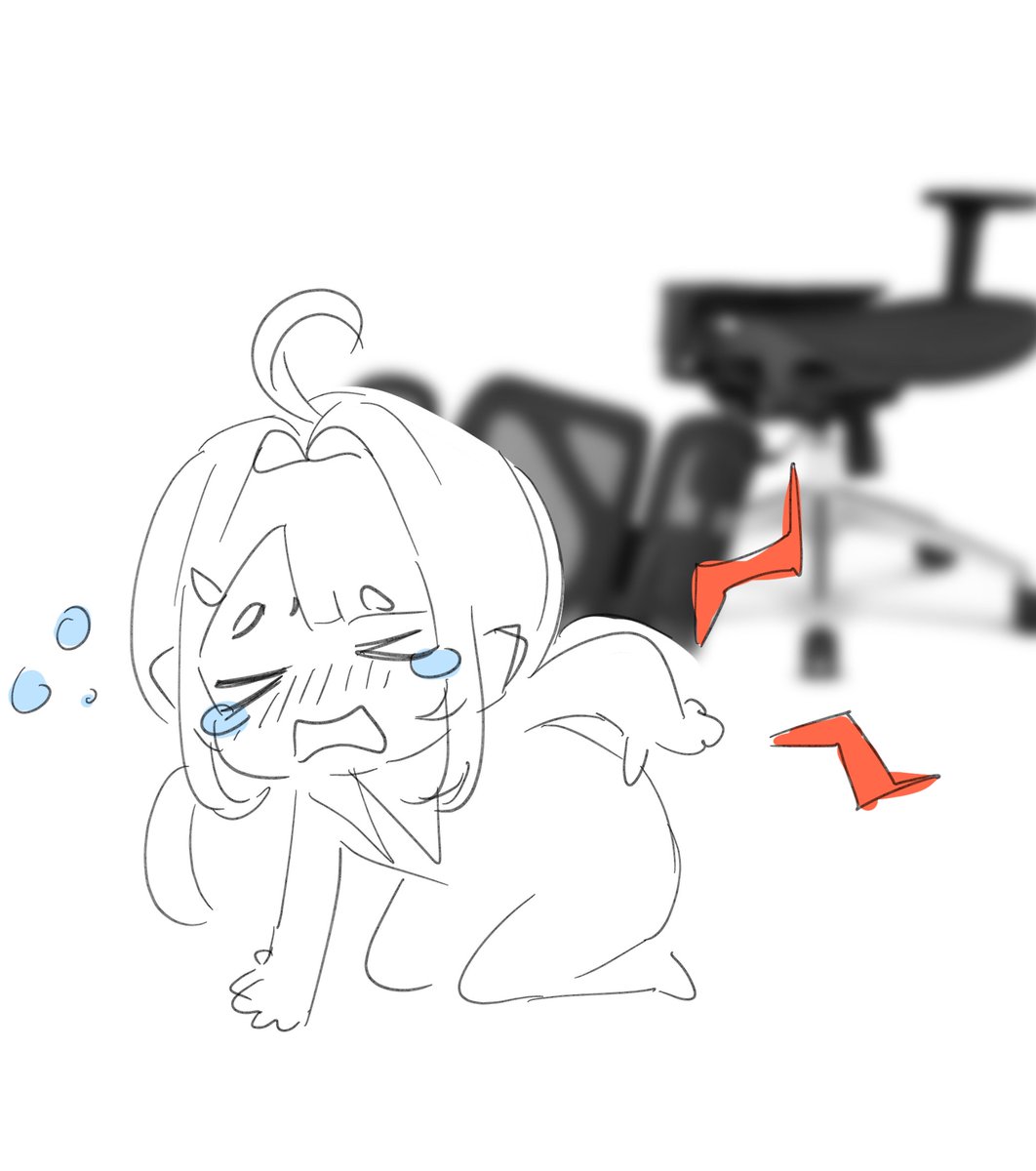 lets_lam3nt's tweet photo. My chair is broken . With my severe scoliosis and other spine issues, sitting wrong = the entire next day is miserable. A proper ergonomic chair would let me draw longer = MORE ART!!!

If you wanna help: https://t.co/piGW4J5yvK https://t.co/ps9JG7XUQC