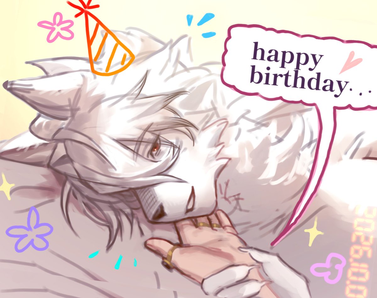 valsedefleurs's tweet photo. #lycahugo Happy Birthday Lycaon https://t.co/6u4LiPlAMa