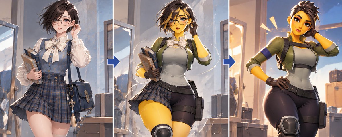 FioraPreppy's tweet photo. OMFGG guyz i wuz lookin @ my old lore thingy and liek, ITS SOOO BORINGGG???? π€―π€π€
so i took da weird main caractur n totez replacedd her π€£ππ€ͺ
i nevr playd fortnite n i dun even liek it but i randolmy so her 5 secs ago n decidd she wuz HOTTT LOLZZ SRY NOT SRY #SPERG13 πππ€ https://t.co/su5oj7v7F4