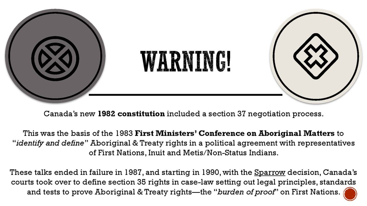 RussDiabo's tweet photo. Truth Before Reconciliation the promise of a section 35 political agreement on aboriginal &amp; treaty rights stolen by the courts: A Briefing for Grassroots Peoples 1/5 https://t.co/dTapitPty3