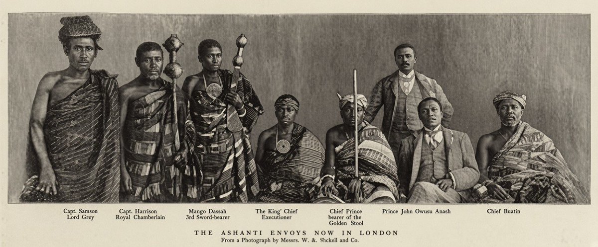 GeneralPorcupin's tweet photo. The Ashanti Embassy in London, 1895 https://t.co/MWljgQ1j6J