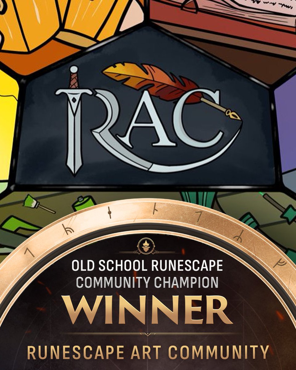 RuneFest's tweet photo. Our games are nothing without the community ❤️

Let's shine the spotlight on our Community Champions! 

@M_with_Z for RuneScape
@RsArtCommunity for OSRS
Accurious for Dragonwilds https://t.co/krgu6ZqfC0