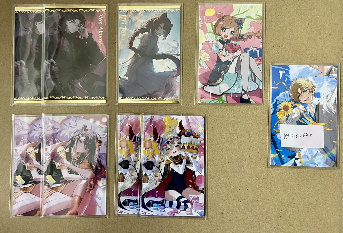 kis_02r's tweet photo. 【 交換・譲渡 】 にじさんじ ノスタルジア 2026 ボイス ランダムコレクションカード2025

求 画像4枚目

譲 画像1~3枚目

基本は同種交換希望、譲渡の場合paypayでのお取引のみ

検索からでもお気軽にお声がけ下さい( ¨̮ ) https://t.co/PuSnzQQanl