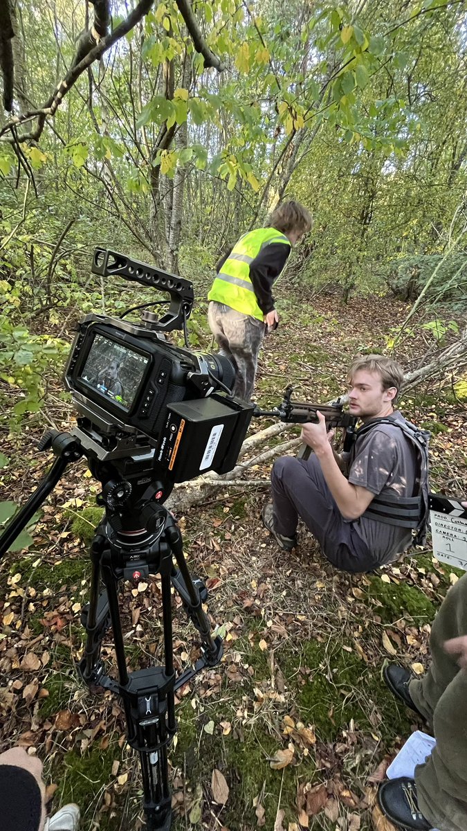 cal_potter's tweet photo. directed my first proper short film today!! https://t.co/UoYmc0D3W7