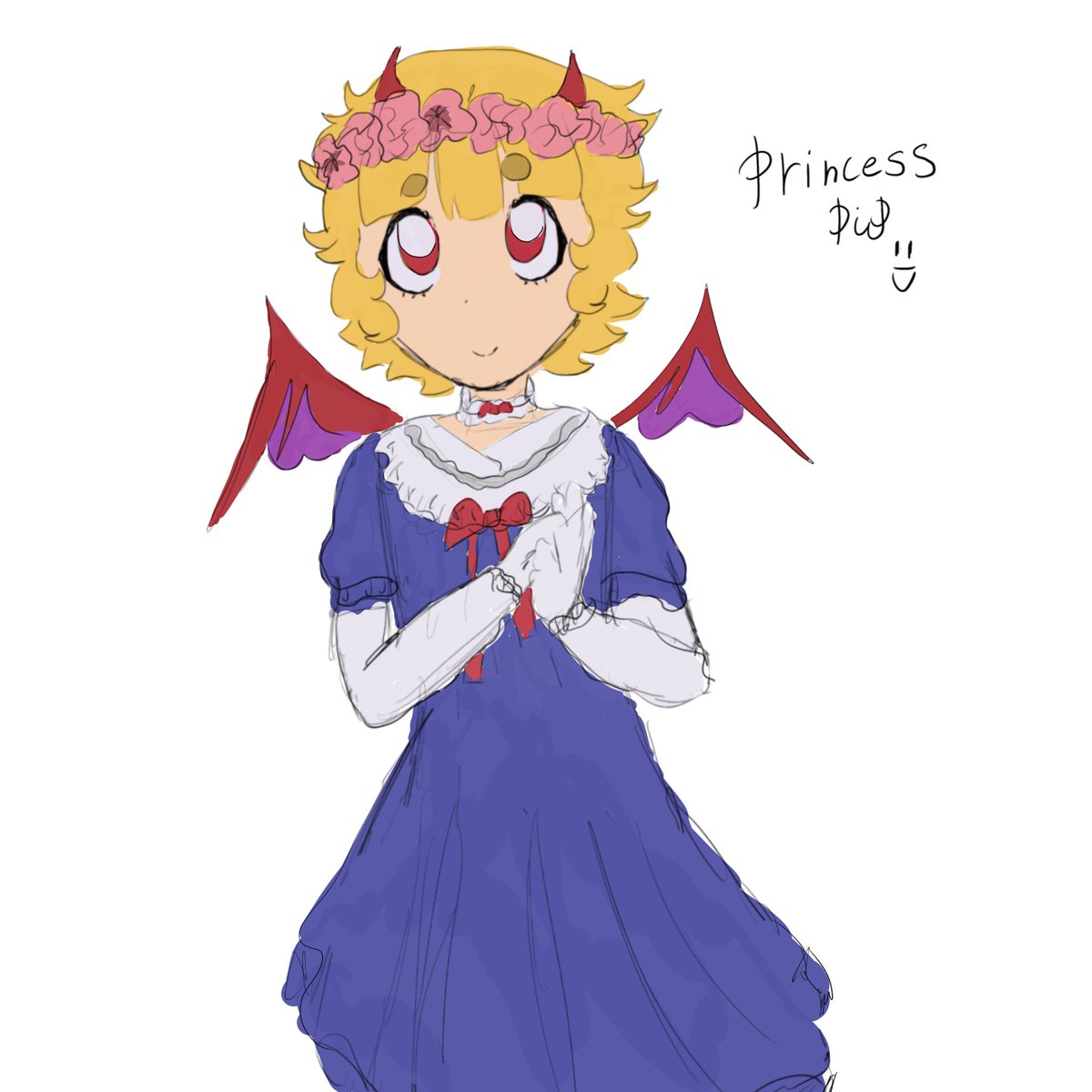 mxttsnout's tweet photo. Hi  hellpark. princess pip sketch 
.
#art https://t.co/UlDTtIy293