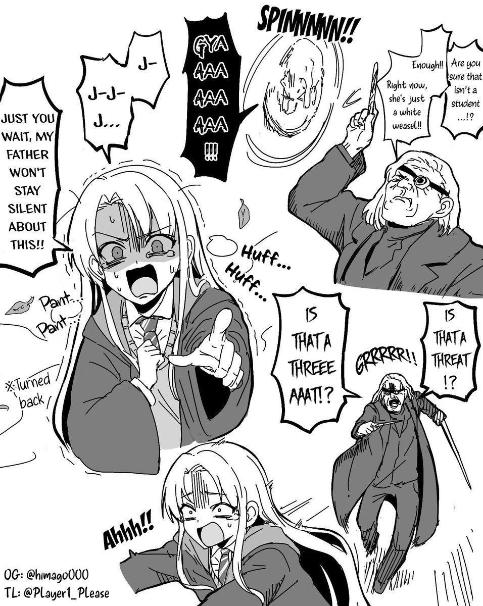 Player1_Please's tweet photo. @himago000 I also like Malfoy when he's turned into a white weasel and all his dignity is suddenly taken away.
Eng ver/英語版, どうもありがとうございます💖 https://t.co/kx57c6MFgU