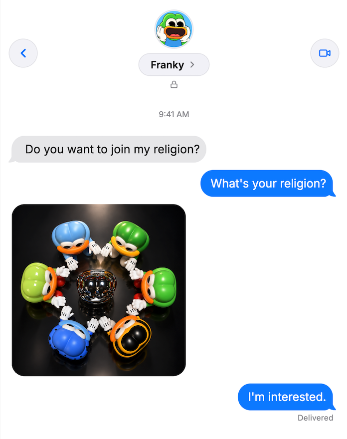 frankythefrog's tweet photo. I'm not saying I'm easily influenced, but sign me up. https://t.co/FkDrWSCpQq