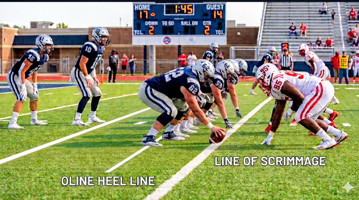 CoachJayFree's tweet photo. @coachvint Always teach them … “Heels,Heels,Heels.”
The only thing you want up the field is a pass rush. Everything else can be found flat down the line of the OLineman’s Heels.

*image made with Nano Banana 2* https://t.co/RGW2G4cXLW