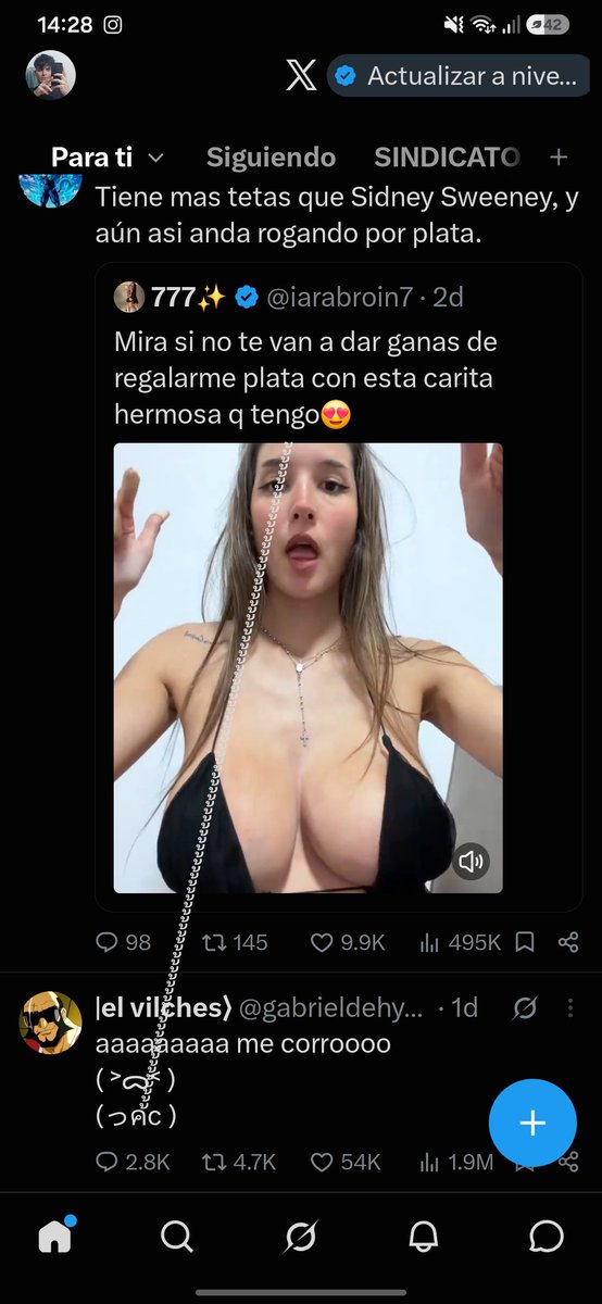 MartnRama2's tweet photo. @gabrieldehyrule Que chances había JAJAJAJ https://t.co/VXu3xJ9mS7