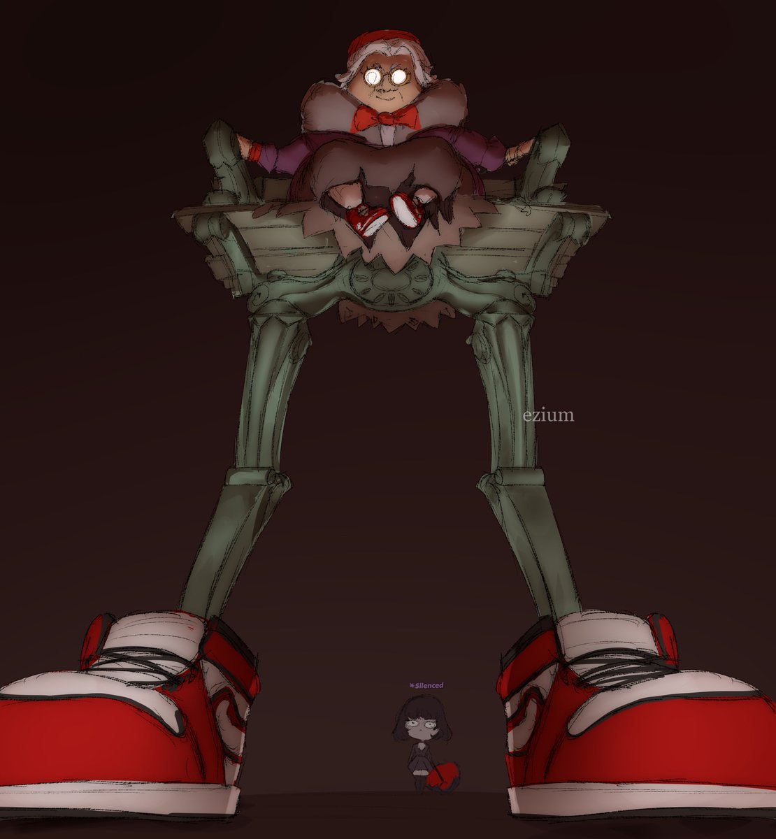 Ezium_art's tweet photo. Yall aint got this like Baba does #deadlock https://t.co/wnRQxr1uzq