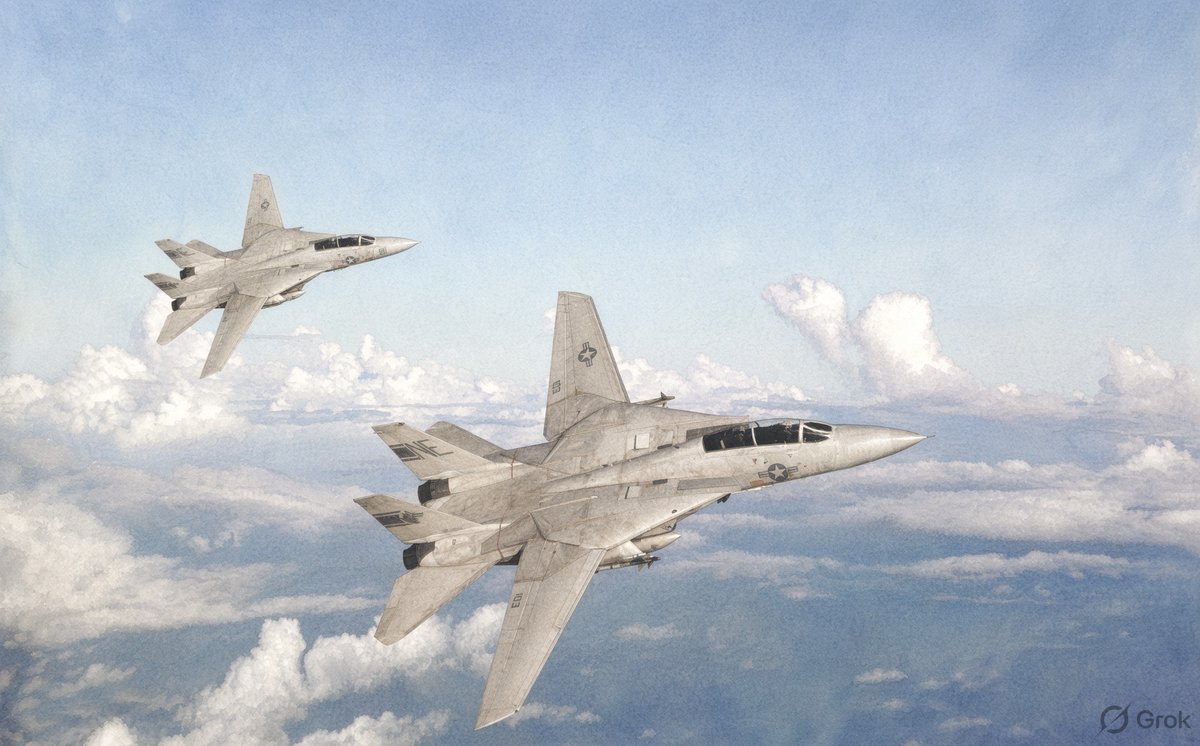 Pj27271111's tweet photo. VF-1 Wolfpack
F-14A Tomcat https://t.co/BT6LCmSoyK