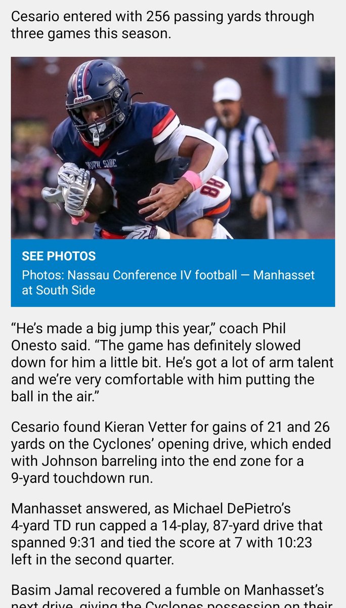 Johnson_Ethan7's tweet photo. Great win over Manhasset last night. Thank you once again to @MattLinds19  for the Newsday Sports Coverage and support https://t.co/Mlcc7GZr9L