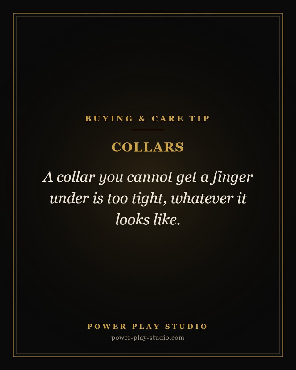 SirMaster1159's tweet photo. A collar you cannot get a finger under is too tight, whatever it looks like.
https://t.co/gECzIBYsJR https://t.co/glXNSw7kit