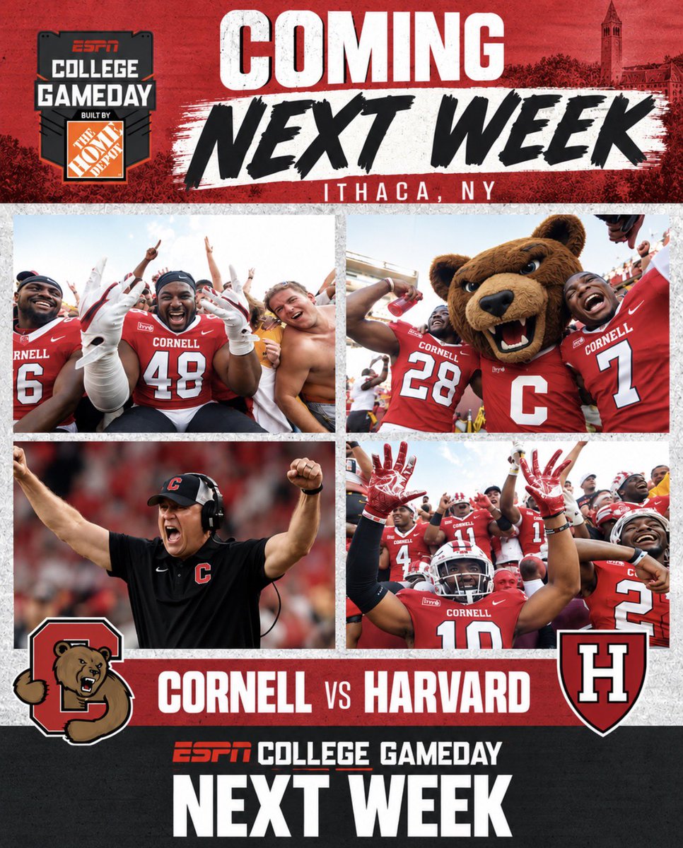 BigGlennNetwork's tweet photo. Can't wait to see Pat McAfee take his shirt off at Cornell next week https://t.co/KCFX55NL1X