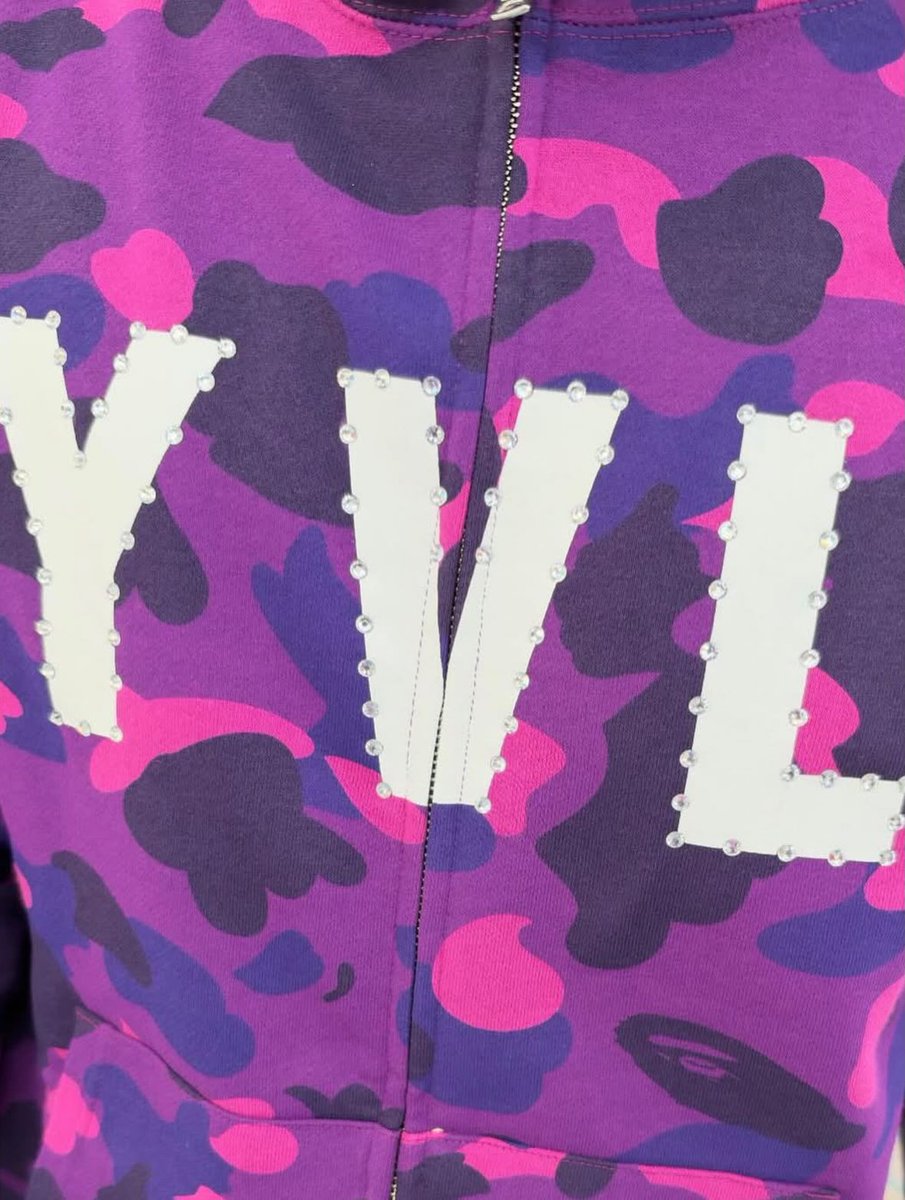 Kurrco's tweet photo. Playboi Carti's YVL x BAPE collab, available at ComplexCon 👀 https://t.co/m5KLzPfN2Z
