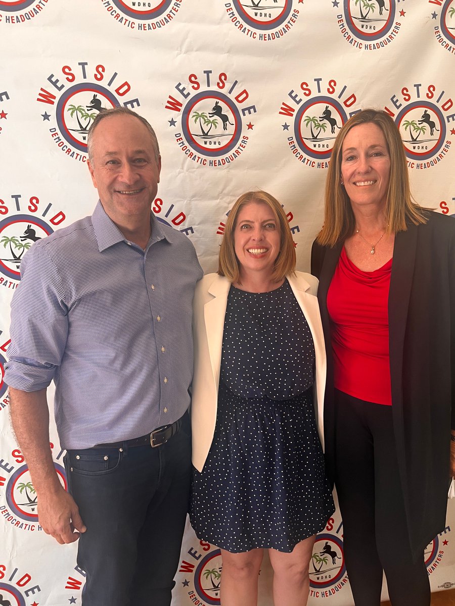 jacquiirwin's tweet photo. Pleased to support @marnivonwilpert in her run for the 48th Congressional District. Thank you Fmr. Second Gentleman @DouglasEmhoff and Westside Democratic Headquarters for hosting the event. https://t.co/hiULwGQxgR