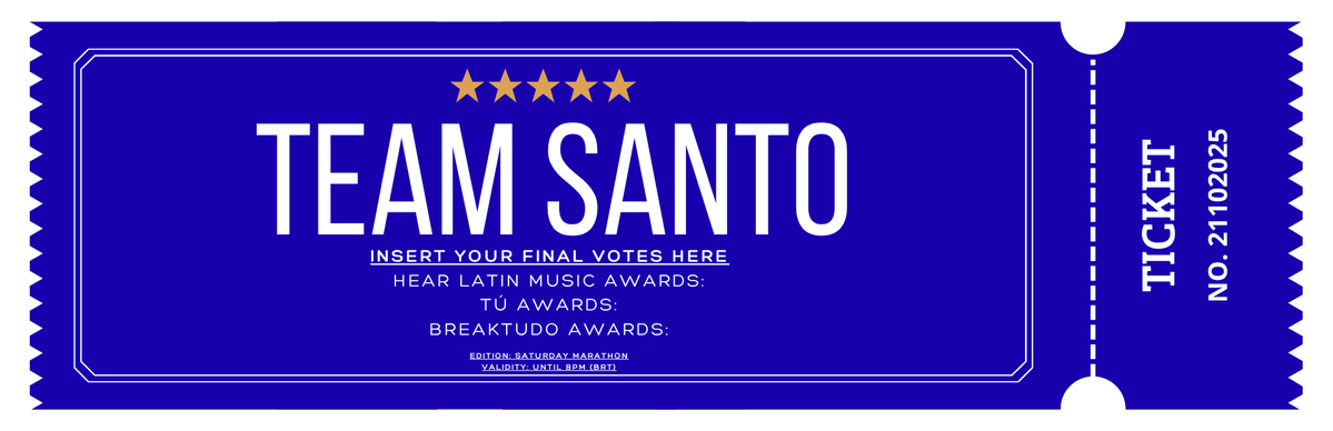 votacaostbv's tweet photo. 📥 ORGANIZAÇÃO DA GINCANA! 🎟️✨

Para facilitar a contagem de votos totais e o controle de vocês, criamos um TICKET para cada team, pra ser enviado na DM, NO FINAL DA GINCANA.
📲 Mandem seus tickets respondidos até as 20h! Vamos juntos rumo ao pódio! https://t.co/sf7VGIPnCp