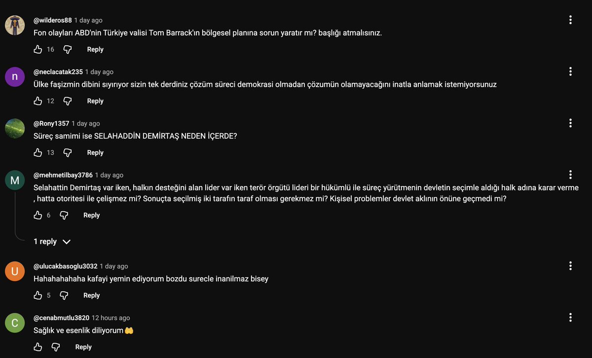 MOS6582's tweet photo. Şaka değil gerçekten çekmişler bu videoyu, hükümete fazla yüklenmeyin fon işlerini bırakıp sürece bakın filan demeye çalışmışlar ama yorumlarda enteresan cevaplar gelmiş.

Sarı muhalefet işinin dibini sıyıranların toplanma alanı olmuş medyascope... https://t.co/Nohp04fMjW