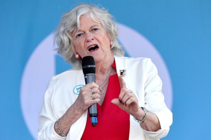 benonwine's tweet photo. Ann Widdecombe saw him. He stood in her kitchen, asked if she had bank cards and ID, hammer by his side, then hit her on the head 21 times. About two minutes. 

I cannot get my head around how scared she must have been in the last few moments of her life, the sheer brutality of the attack by this Left Wing Extremist is breathtaking in its cruelty and brutality.

Joshua Kerry is charged with her murder, and with preparing terrorist acts including against Nigel Farage. 

Left Wing Extremism is very real and poor Ann was on the end of its savagery and viciousness.

She was Funny, loyal, impossible, entirely herself. Dearly missed. As Ann.❤️🙏🇬🇧

Left Wing Terrorists must be stopped and destroyed if we our to defend our democracy.