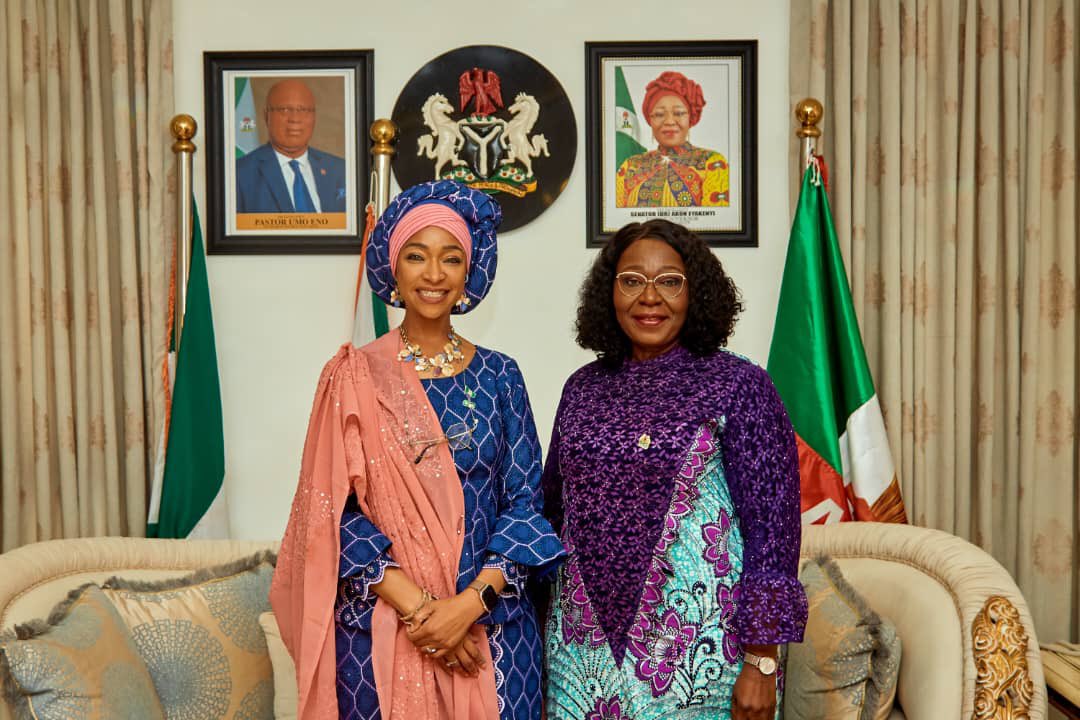hanneymusawa's tweet photo. While in Akwa Ibom, I paid a courtesy call to the Government House in Uyo, where I was warmly received by my dear sister, Her Excellency Senator Akon Eyakenyi, Deputy Governor of Akwa Ibom State. 

Our meeting provided an opportunity to lay the foundation for the forthcoming Memorandum of Understanding between the Federal Government and Akwa Ibom State under the Renewed Hope Cultural Project.

The initiative reflects President Bola Ahmed Tinubu’s vision of working with states to harness their cultural and tourism assets, create economic opportunities and support the broader diversification of our economy.

I appreciated the warm reception, From what I experienced during my visit, Akwa Ibom is ready for tourism, with tremendous potential to attract visitors, create jobs and drive economic opportunities. I must commend the leadership of the state, ably led by His Excellency, Governor Umo Eno, for the work being done to position Akwa Ibom for greater growth. I look forward to returning soon for the signing of the MoU and to taking this partnership forward.  

#partnership #renewedhopeagenda #hannatumusawa #tourism #nigeriaeverywhere