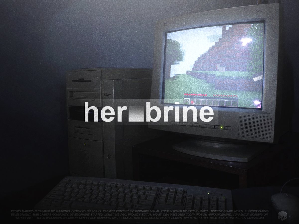 shunyaks's tweet photo. Sometime in 2027, I’ll start making a Herobrine short film/documentary in the horror style of Skinamarink. There will also be scenes with live action actors

#minecraft #horror #herobrine https://t.co/h1v1uUFT2U