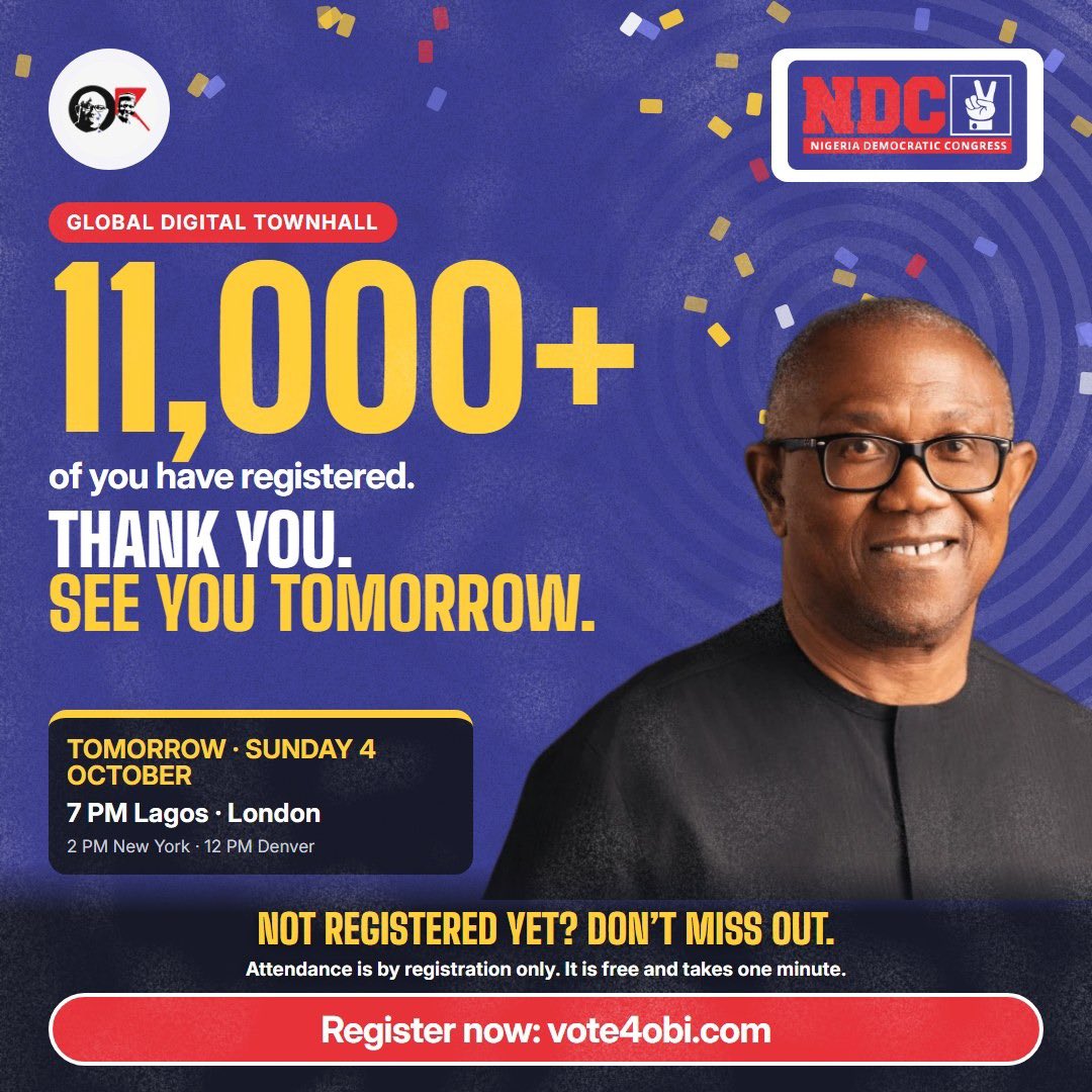 AishaYesufu's tweet photo. You too, can still register!

https://t.co/P4KqV8rRvx https://t.co/7XNbe91veR